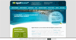 Desktop Screenshot of egadivacanze.it